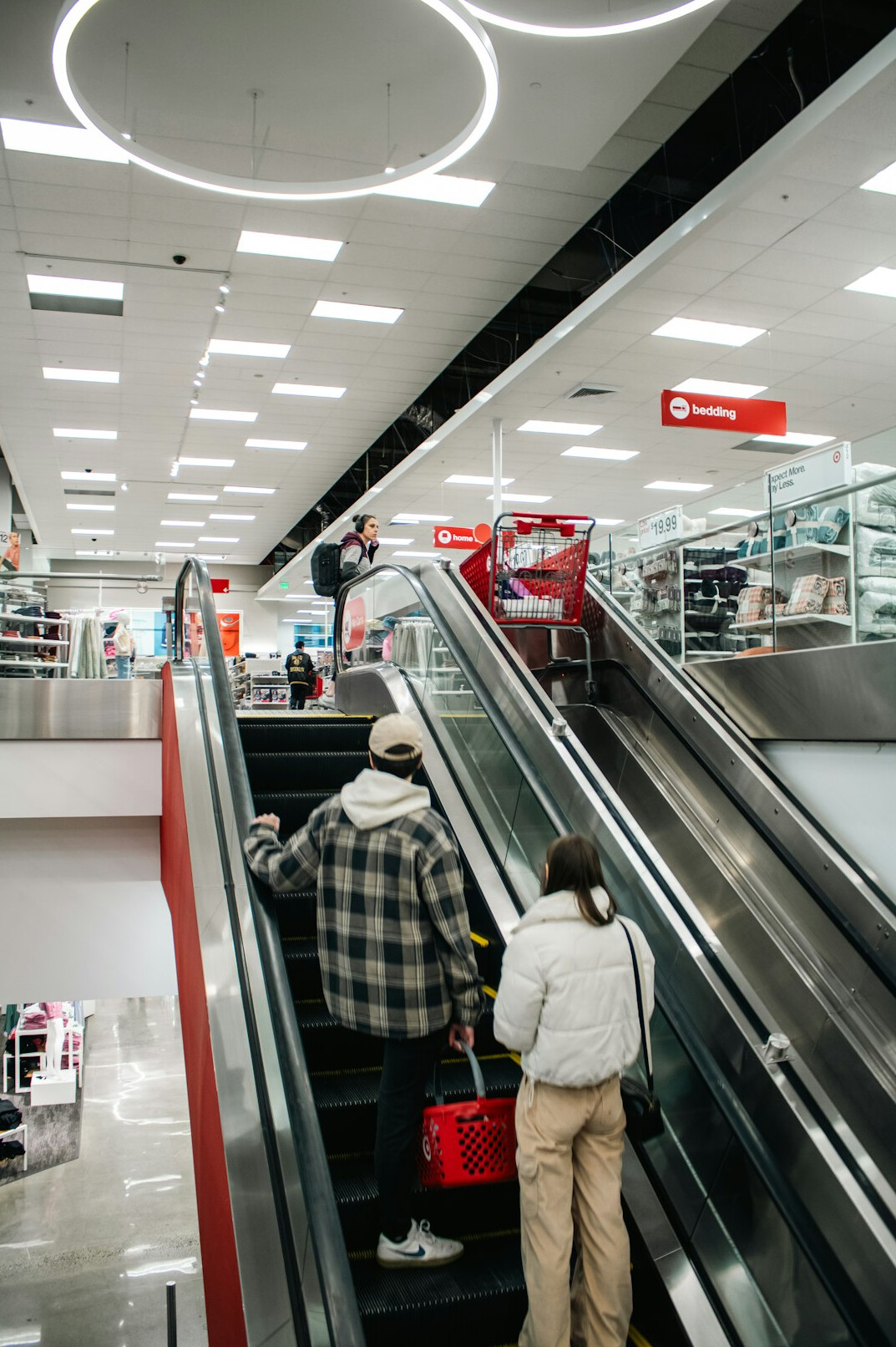 store detective monitoring shoppers